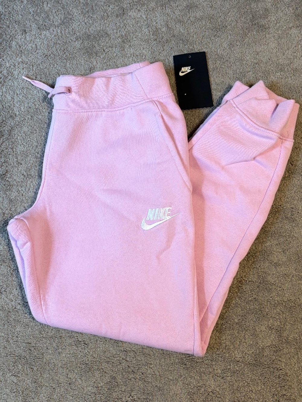 Nike Girls pink jogger sweatpants